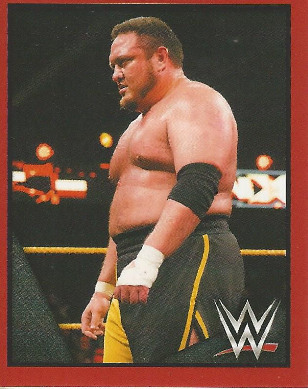 WWE Topps Then Now Forever 2016 Stickers Samoa Joe No.32