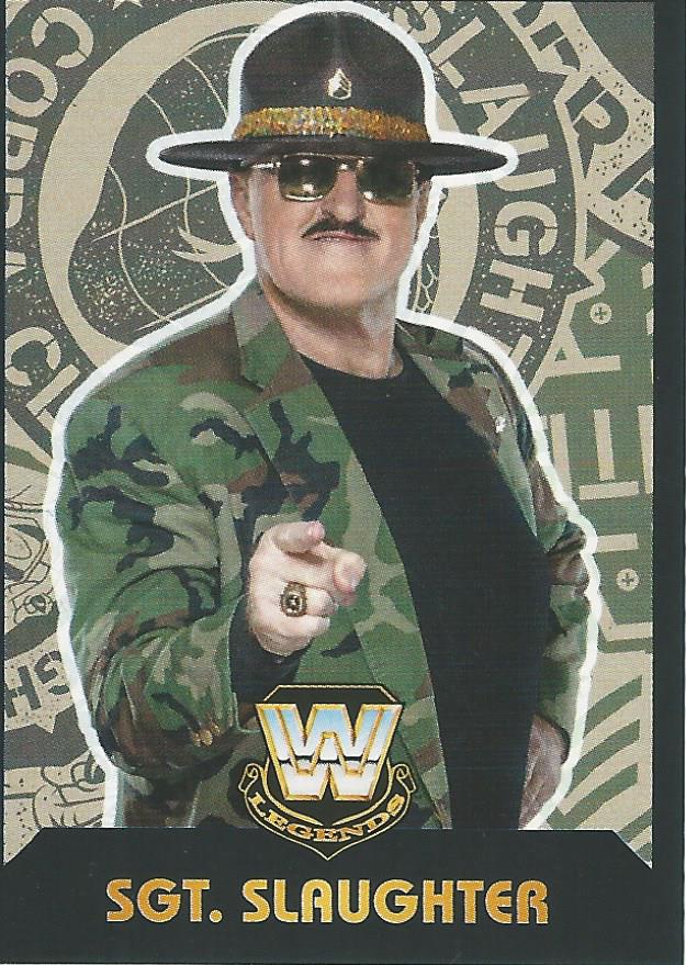 WWE Panini 2022 Sticker Collection Sgt Slaughter No.330