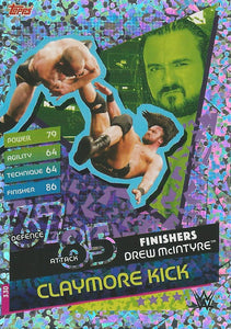 WWE Topps Slam Attax Reloaded 2020 Trading Card Drew McIntyre No.330