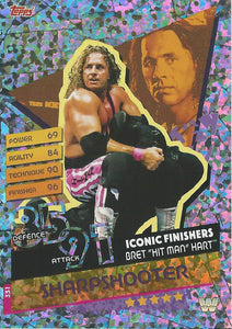 WWE Topps Slam Attax Reloaded 2020 Trading Card Bret Hitman Hart No.331