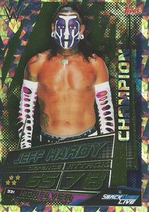 WWE Topps Slam Attax Universe 2019 Trading Card Jeff Hardy No.331