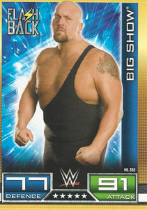 WWE Topps Slam Attax 10th Edition Trading Card 2017 Flashback Big Show No.332