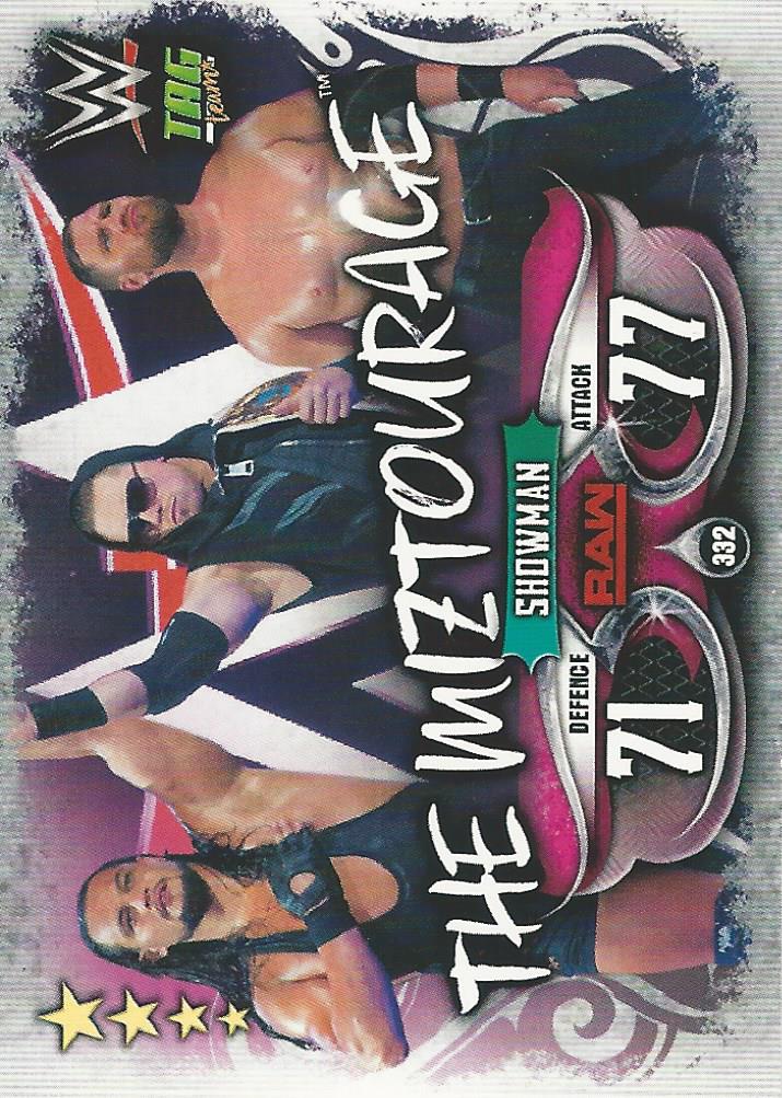 WWE Topps Slam Attax Live 2018 Trading Card The Miztourage No.332