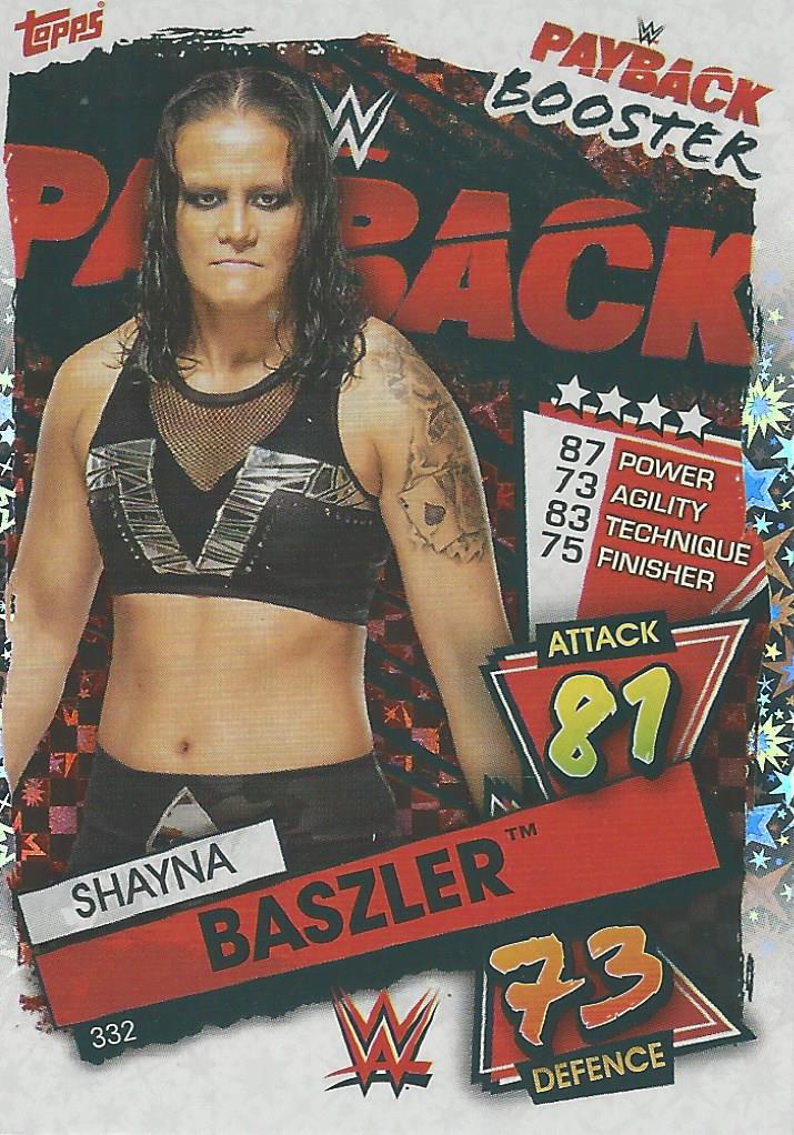 WWE Topps Slam Attax 2021 Trading Card Shayna Baszler No.332