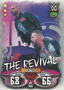 WWE Topps Slam Attax Live 2018 Trading Card The Revival No.333