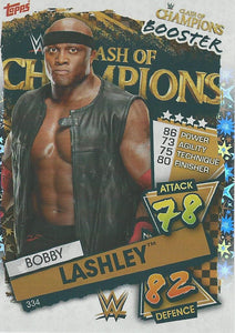 WWE Topps Slam Attax 2021 Trading Card Bobby Lashley No.334