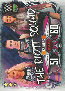 WWE Topps Slam Attax Live 2018 Trading Card The Riott Squad No.334