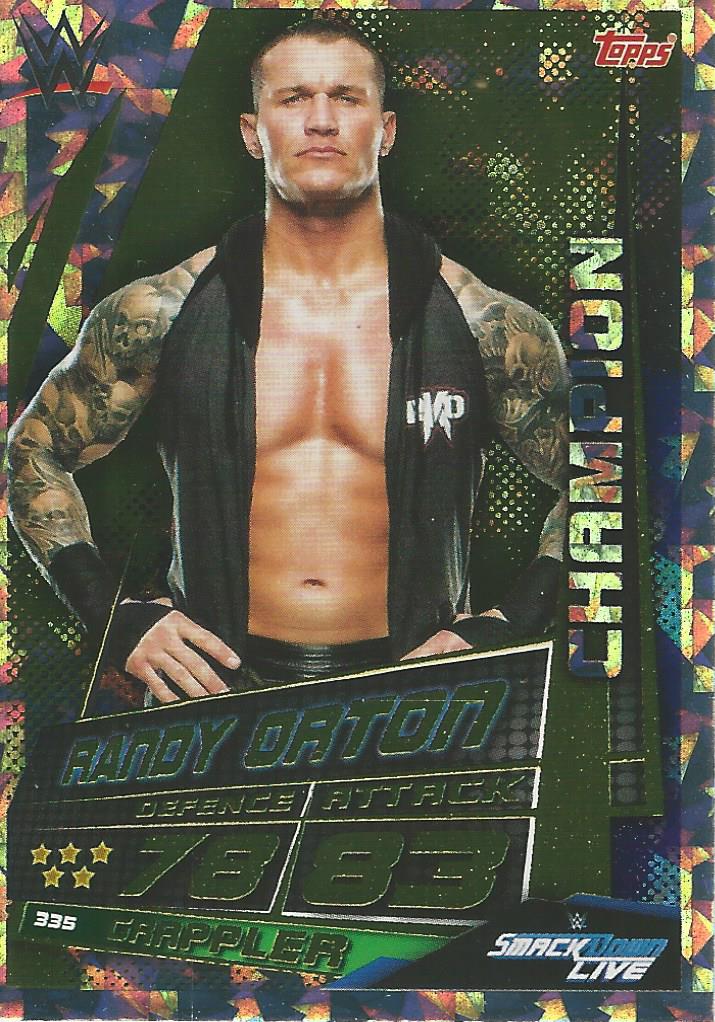 WWE Topps Slam Attax Universe 2019 Trading Card Randy Orton No.335
