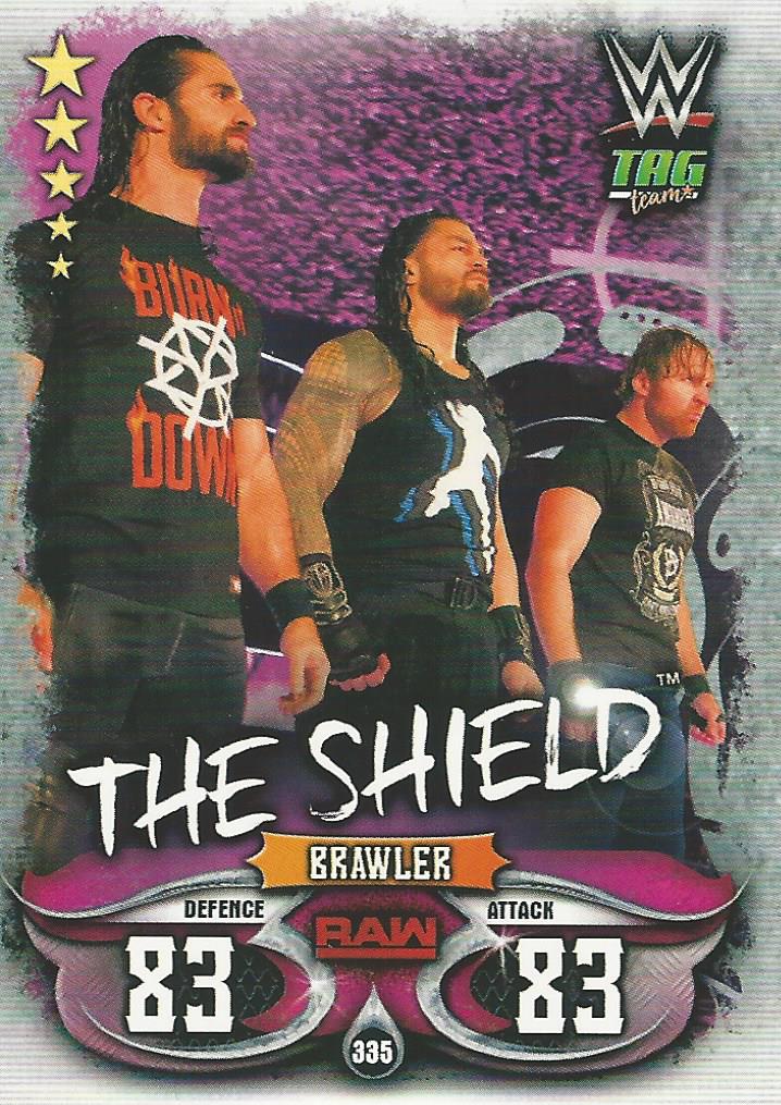 WWE Topps Slam Attax Live 2018 Trading Card The Shield No.335