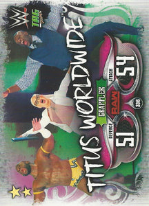 WWE Topps Slam Attax Live 2018 Trading Card Titus Worldwide No.336