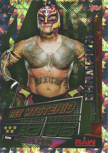 WWE Topps Slam Attax Universe 2019 Trading Card Rey Mysterio No.336