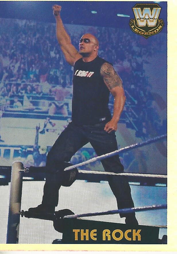 WWE Panini 2022 Sticker Collection The Rock Foil No.338