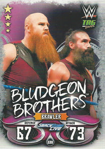 WWE Topps Slam Attax Live 2018 Trading Card Bludgeon Brothers No.339