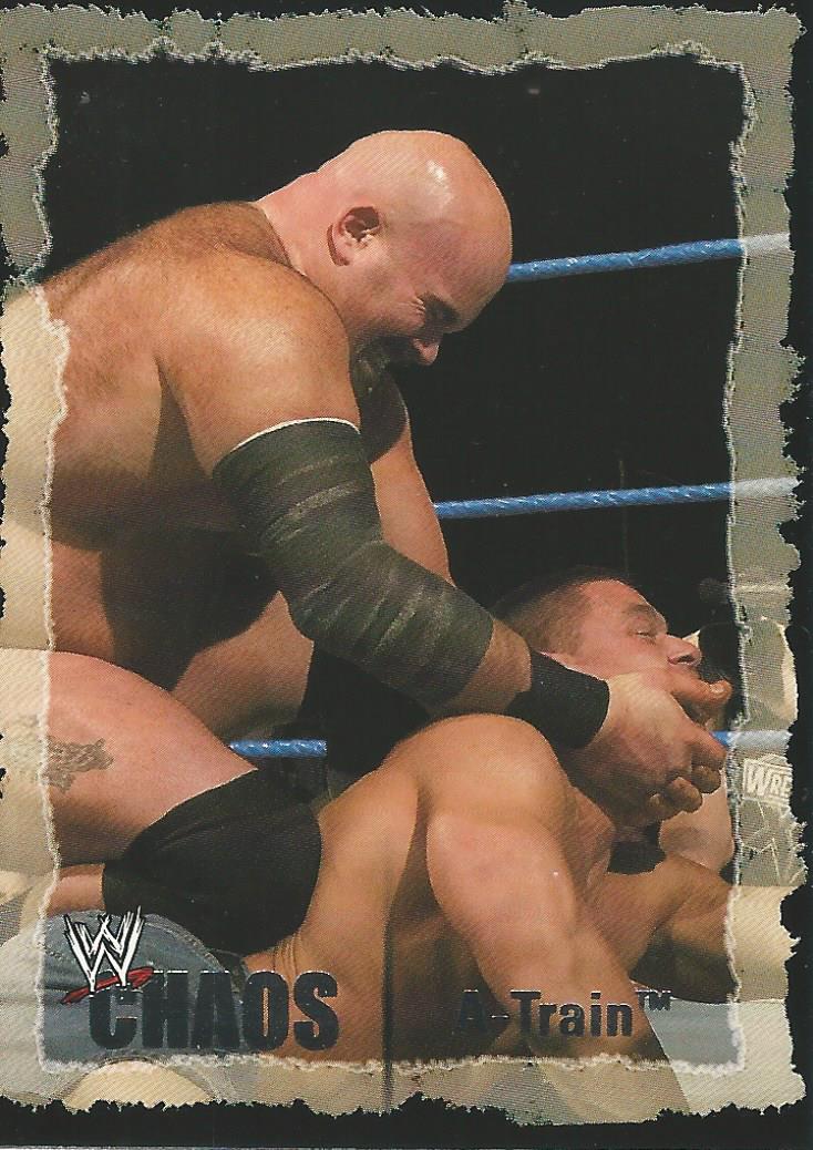 WWE Fleer Chaos Trading Card 2004 A-Train No.33