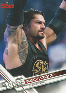 WWE Topps Then Now Forever 2017 Trading Card Roman Reigns No.133