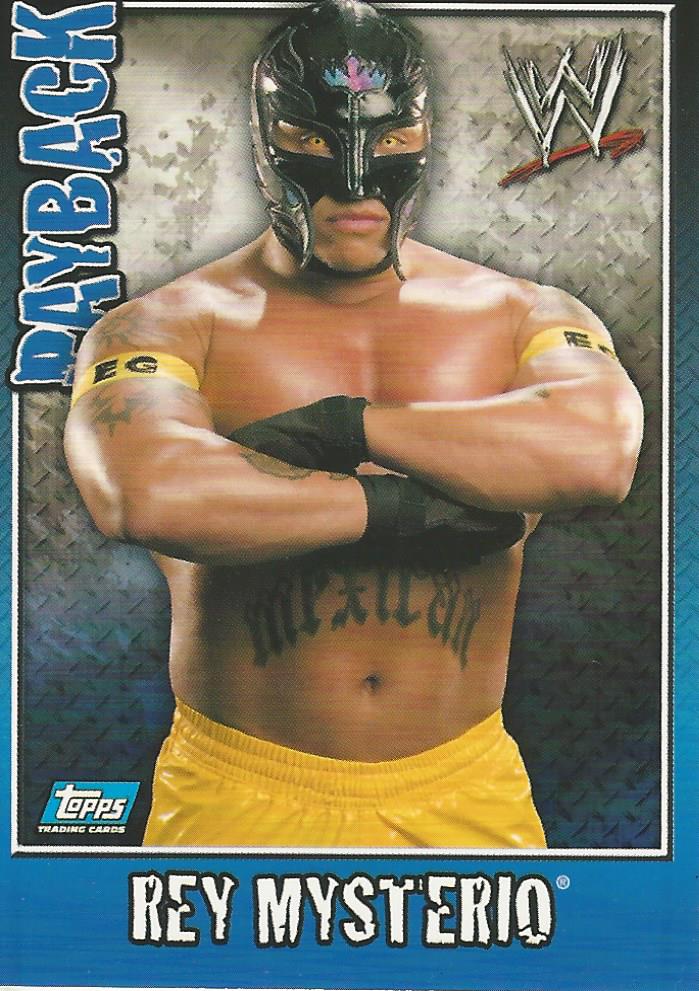 WWE Topps Payback 2006 Trading Card Rey Mysterio No.33