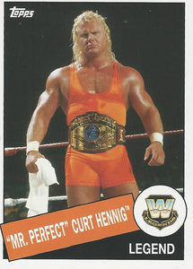 WWE Topps Heritage 2015 Trading Card Mr Perfect No.33