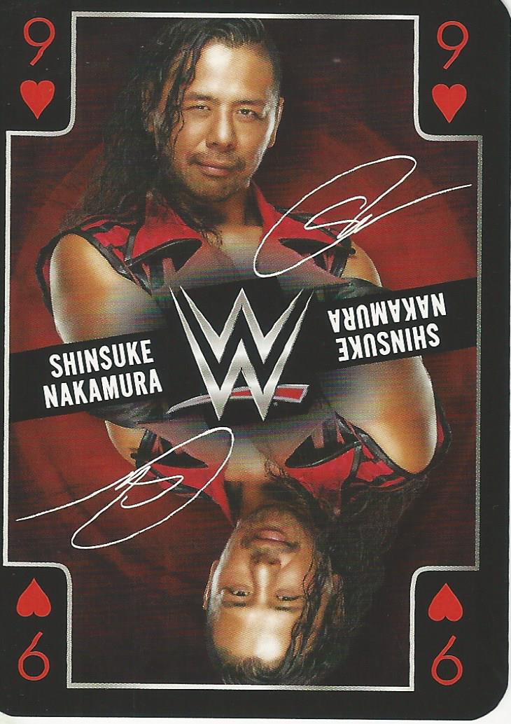 WWE 2019 Playing Cards Shinsuke Nakamura