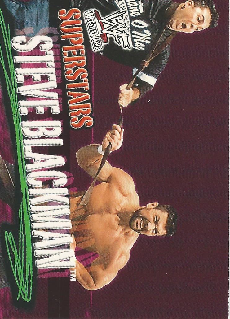 WWF Fleer Wrestlemania 2001 Trading Cards Steve Blackman No.33