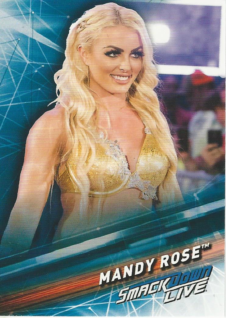 WWE Topps Smackdown 2019 Trading Cards Mandy Rose No.33