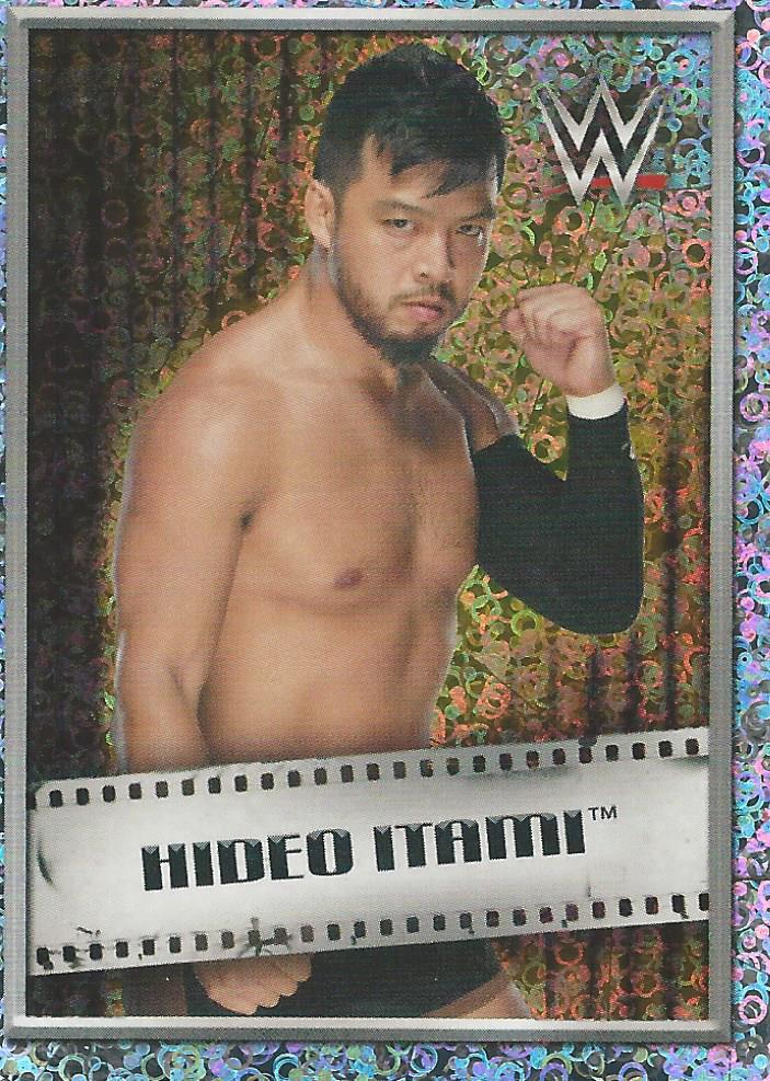 WWE Topps 2018 Stickers Hideo Itami Foil No.33