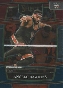 WWE Panini Select Trading Cards 2022 Red/Silver/Blue Angelo Dawkins No.33