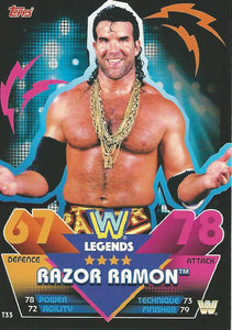 WWE Topps Slam Attax Reloaded 2020 Trading Card Razor Ramon T33