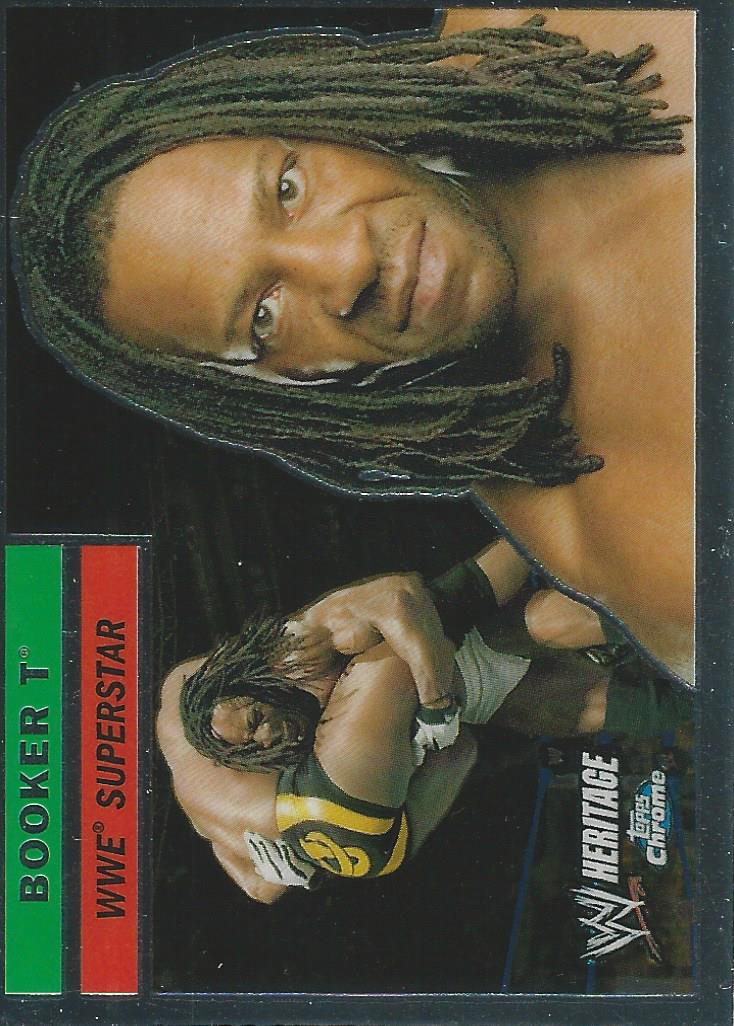 WWE Topps Chrome Heritage Trading Card 2006 Booker T No.33