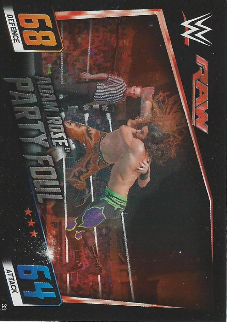 WWE Topps Slam Attax 2015 Then Now Forever Trading Card Adam Rose No.33