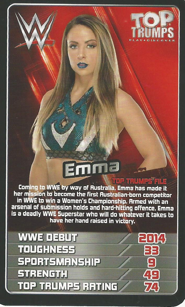 WWE Top Trumps 2018 Emma