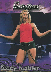 WWE Fleer Aggression Trading Card 2003 Stacy Keibler No.33