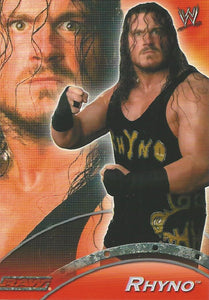 WWE Topps Apocalypse 2004 Trading Card Rhyno R33