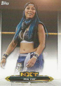 WWE Topps NXT 2020 Trading Cards Mia Yim No.33