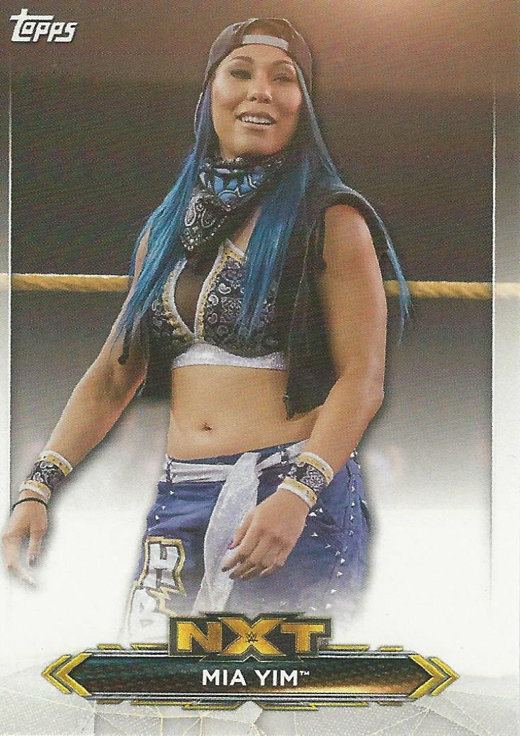 WWE Topps NXT 2020 Trading Cards Mia Yim No.33