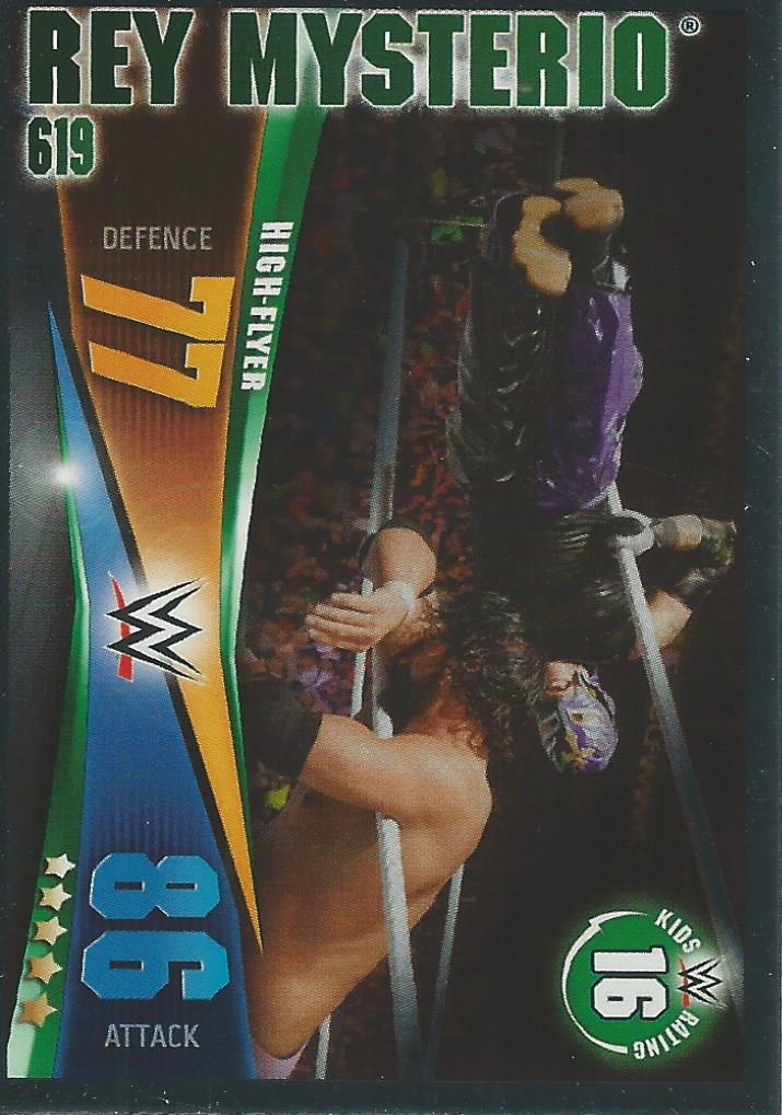 WWE Topps Slam Attax Rivals 2014 Trading Card Rey Mysterio No.33