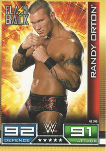 WWE Topps Slam Attax 10th Edition Trading Card 2017 Flashback Randy Orton No.340