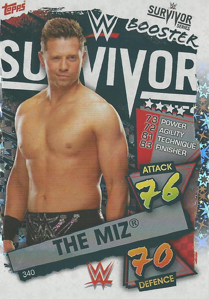 WWE Topps Slam Attax 2021 Trading Card The Miz No.340