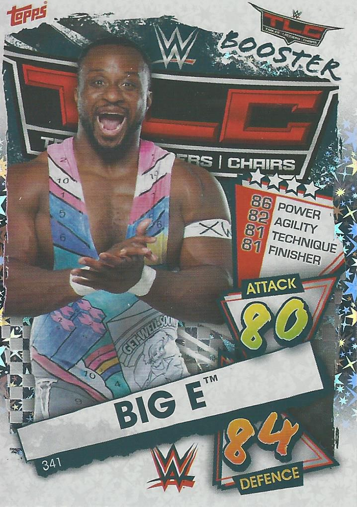 WWE Topps Slam Attax 2021 Trading Card Big E No.341