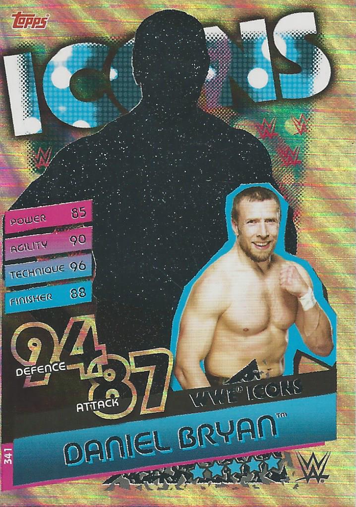 WWE Topps Slam Attax Reloaded 2020 Trading Card Daniel Bryan No.341