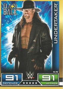 WWE Topps Slam Attax 10th Edition Trading Card 2017 Flashback Undertaker No.342