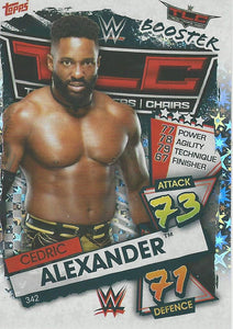 WWE Topps Slam Attax 2021 Trading Card Cedric Alexander No.342