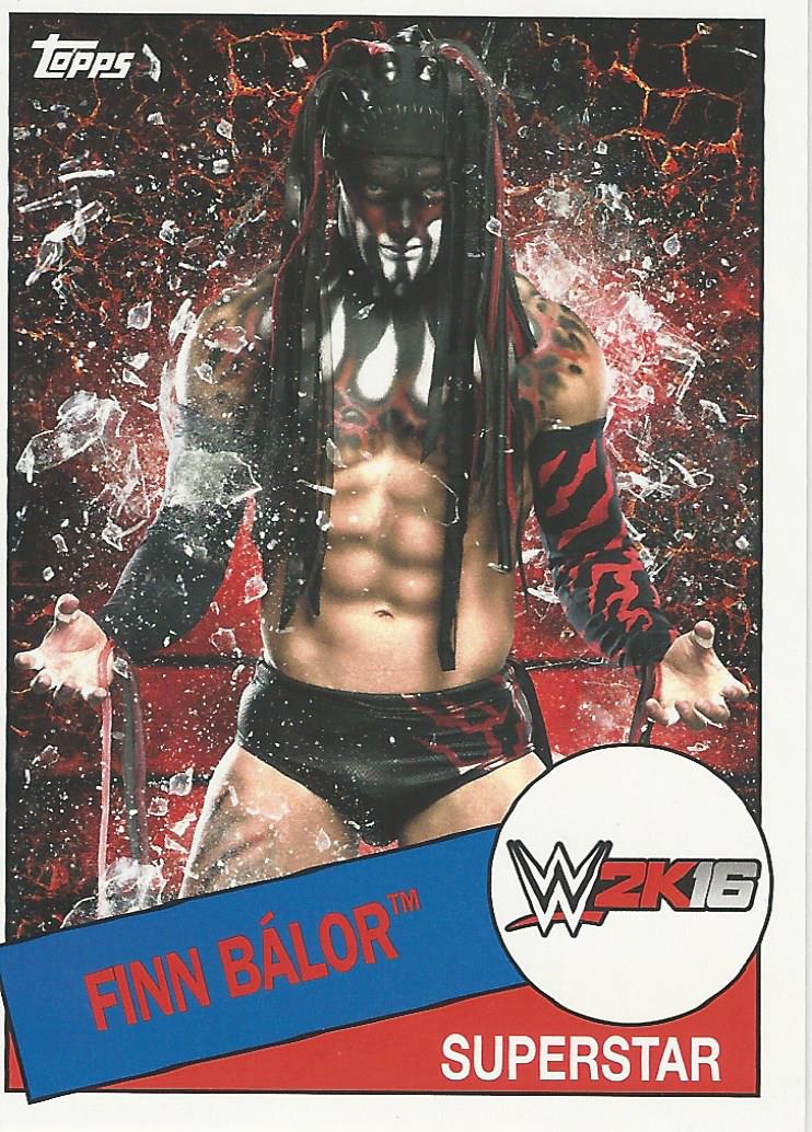 WWE Topps Heritage 2015 Trading Card Finn Balor 2K16 3 of 8