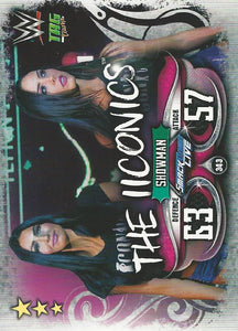 WWE Topps Slam Attax Live Trading Card The Iiconics No.343