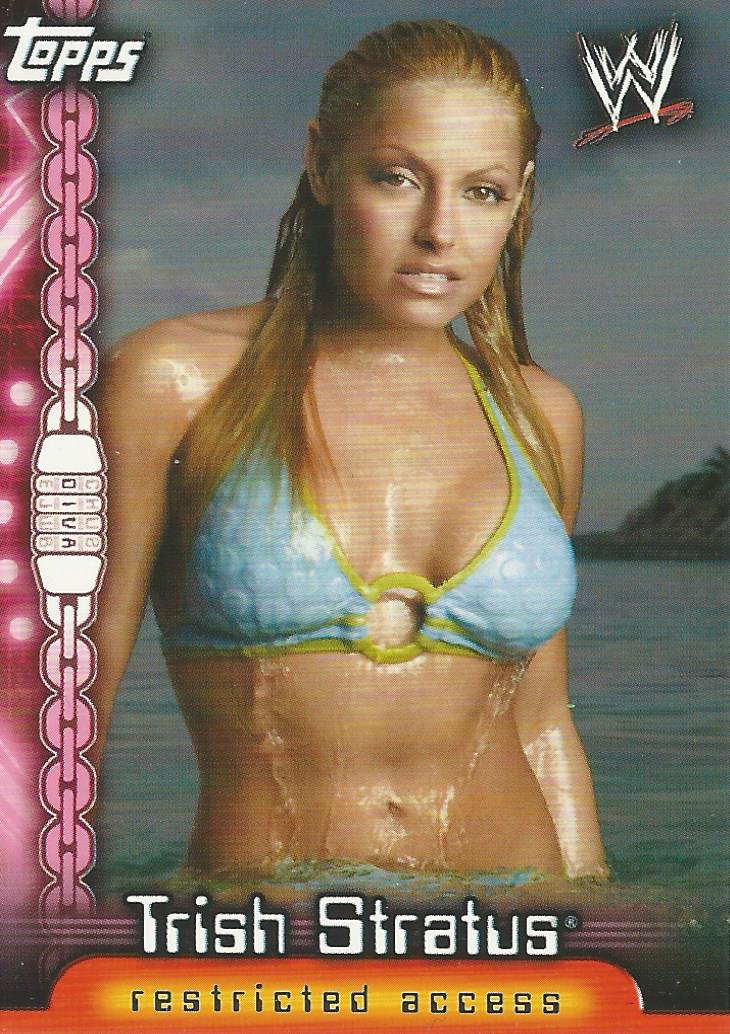 WWE Topps Insider 2006 Trading Cards Trish Stratus D6