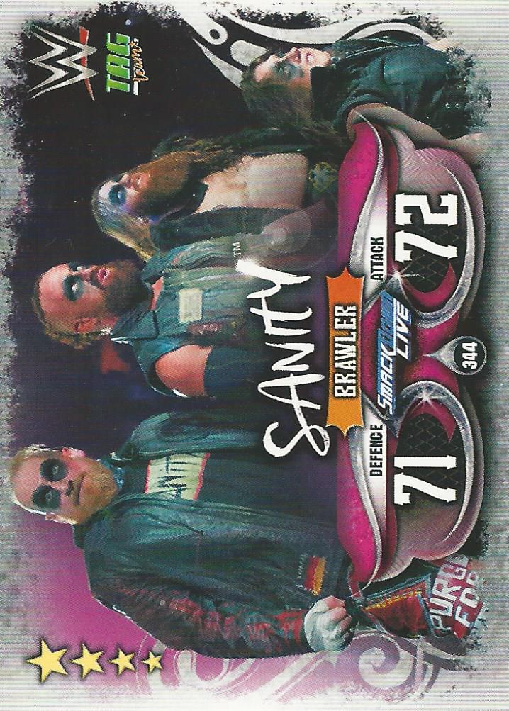 WWE Topps Slam Attax Live 2018 Trading Card Sanity No.344