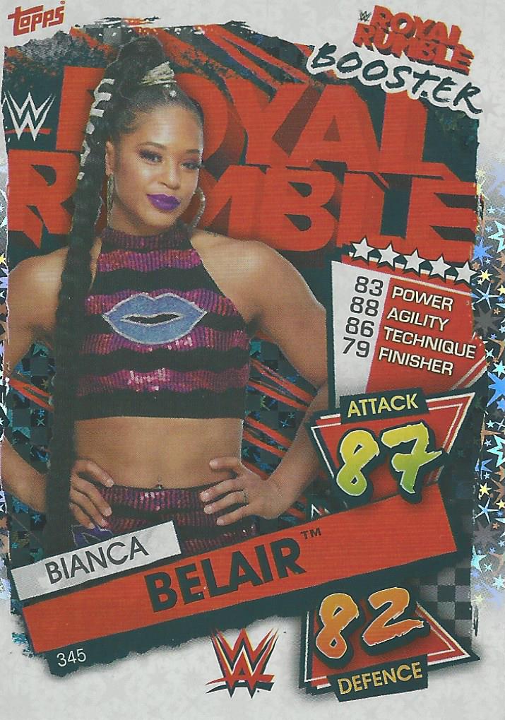 WWE Topps Slam Attax 2021 Trading Card Bianca Belair No.345