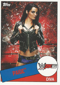 WWE Topps Heritage 2015 Trading Card Paige 2K16 5 of 8