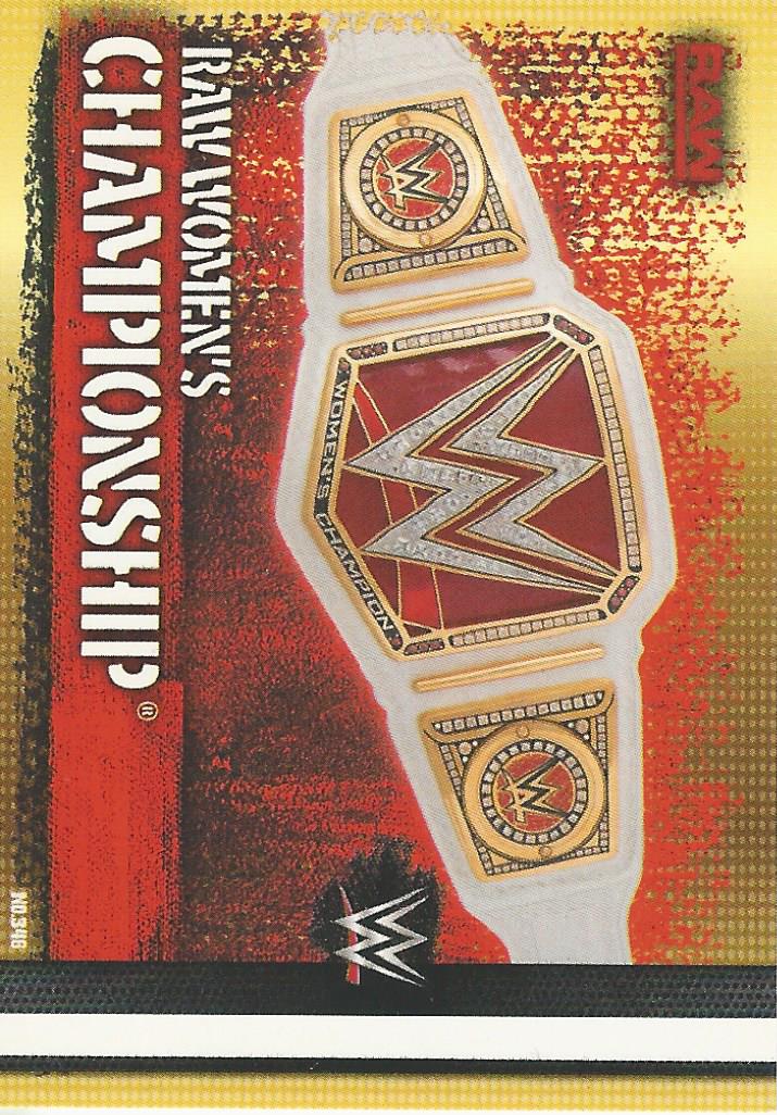 WWE Topps Slam Attax 10th Edition Trading Card 2017 Raw Womens Champioship No.346