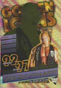 WWE Topps Slam Attax Reloaded 2020 Trading Card Stone Cold Steve Austin No.346