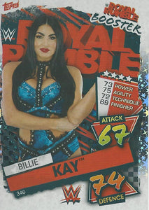 WWE Topps Slam Attax 2021 Trading Card Billie Kay No.346